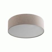 ROSSINI ILLUMINAZIONE Plafonnier Vivien 48Cm Avec Abat-Jour Cylindrique En Tissu Ivoire Et Douille E27 Pour Éclairage Plafonnier - Groupe Rossini - b