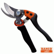 Sécateur Ergonomique à Poignée Rotative PXR Bahco - Pour Droitier ou Gaucher - Tailles S, M, L