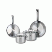 Set de 2 Poêles de cuisson 24 et 28 cm et 2 faitouts 16 et 20 cm Elo Profi Citrin - gris 3176239950274 Set de 2 Poêles de cuisson 24 et 28 cm et 2 faitouts 16 et 20 cm Elo Profi Citrin - gris 3176239950274