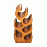 SIT Möbel Casier à vin | pour 6 bouteilles | Bois de suar naturel | L 28 x P 19 x H 50 cm - marron Bois massif 07997-08 SIT Möbel Casier à vin | pour 6 bouteilles | Bois de suar naturel | L 28 x P 19 x H 50 cm - marron Bois massif 07997-08
