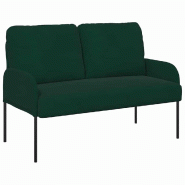 VidaXL Canapés avec coussin 110cm Vert foncé Contreplaqué Modèle Toscane Moderne - 42023457