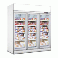 Vitrine 3 portes froid négatif libre service sur roulettes Seda ANTARES188BT