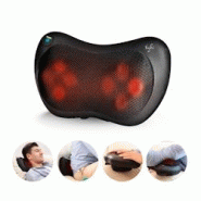 Yoghi – Coussin De Massage Shiatsu – Noir - 8 Têtes – Chauffant – Multiusage – 20w - 3662738027529 Yoghi – Coussin De Massage Shiatsu – Noir - 8 Têtes – Chauffant – Multiusage – 20w - 3662738027529