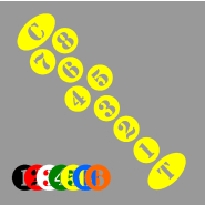Adhésifs marelle - ADHPVCMRBL-MH01 Adhésifs marelle - ADHPVCMRBL-MH01