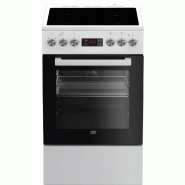 BEKO cuisinière vitrocéramique 60l 4 feux blanc FSE57302GWC - blanc 8690842189852