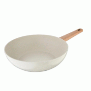 BERGNER Naturally - Wok en aluminium forgé blanc Ø28cm - blanc Q5052