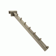 Bras incliné 15x15mm - 250 mm - 25x15 mm - champagne