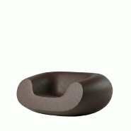 Fauteuil lounge in & out CHUBBY - moka