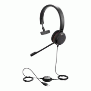 Jabra Evolve 30 II Casque Avec fil Arceau Bureau/Centre d'appels USB Type-C / USB Type-A Noir