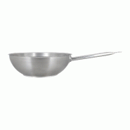 Menastyl - wok professionnel 30cm en acier inoxydable - 3256391045817