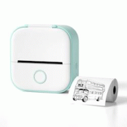 Mini Imprimante Portable Bluetooth Pour Étiquettes Et Photos Rose Blanc + Vert YONIS - blanc 3615616969787 Mini Imprimante Portable Bluetooth Pour Étiquettes Et Photos Rose Blanc + Vert YONIS - blanc 3615616969787