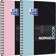 Oxford Lot de 5 Nomadbook Etudiants Pastel rel. Intégrale B5, 160p./80 feuilles 90g/m², Séyès, coloris assortis (2) - 3020120222370