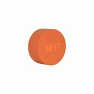 Réveil rond LED en MDF Spry Orange Karlsson - orange 8714302739705 Réveil rond LED en MDF Spry Orange Karlsson - orange 8714302739705