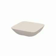 Table basse design PILLOW - écru granit