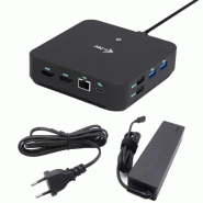 USB-C DP Dual HDMI Docking Station with Power Delivery 100 W + Universal Charger 100W