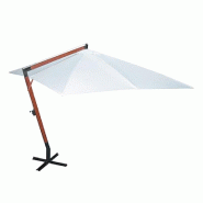 VidaXL Parasol 300 x 400 cm Blanc Modèle Titan Modern - 40081