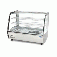 Vitrine chaude - 160 L - 3 étagères - Vitre incurvée | Maxima - 09400851