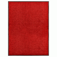 Décoshop26 - Paillasson lavable Rouge 90x120 cm DEC023186 - rouge 3001216869600
