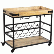 Desserte caviste Portland L86 x P40 x H71 cm