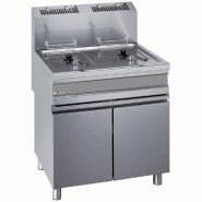 Diamond - Friteuse gaz 2 cuves 15 litres sur armoire - réf. WR-GF30-G2 - inox AKS-WR-GF30-G2