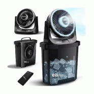 E.ZICLEAN brumisateur ventilateur MISTFLOWX - noir 3760372552305