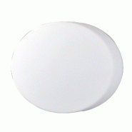 Fabas Luce Plafonnier Moderne Graff En Métal Et Verre Soufflé, Design Blanc Élégant, Douille E27 Pour 2 Ampoules, Diamètre 40 Cm, Classe I, Ip20,