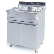 Friteuse FE-15+15 (2 x 9 Kw) 400/50-60/3N - Capacité 14+14 litres - Fabrication inox Friteuse FE-15+15 (2 x 9 Kw) 400/50-60/3N - Capacité 14+14 litres - Fabrication inox