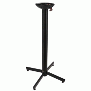 Piètement platine rabattable Genève H108cm table extérieure 70x80cm, Ø90cm maxi
