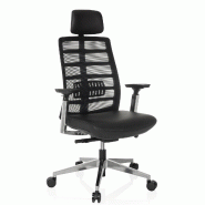 Siège de bureau haut de gamme SPINIO ELITE L Noir hjh OFFICE - noir polyester 883002 Siège de bureau haut de gamme SPINIO ELITE L Noir hjh OFFICE - noir polyester 883002