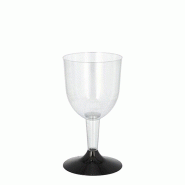 Starpak 200 verres à vin blanc jetables, 0,1 l, transparents, PS, Ø 6,7 cm, 11 cm - transparent matière synthétique 88942