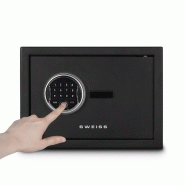 Sweiss SXT7260 - Coffre-fort électronique biométrique 16L - noir acier SXT7260