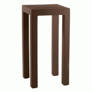 Table haute design in & out JUT - marron