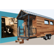 Tiny house pro - lou - maison transportable pour professionnels