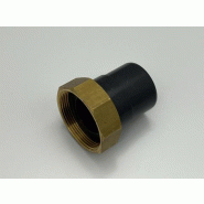 Union mixte PVC male à coller - femelle à visser laiton D 016x1/2" - Référence 01BURV016P