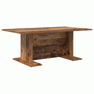VidaXL Table basse Bois ancien 103,5 x 60 x 40 cm Bois d'ingénierie Modèle Polaris Prime - 875152