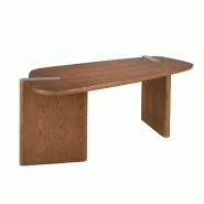 AC ANGEL CERDA Angel Cerdá Bureau en noyer clair 3301C 180 x 80 x 75 - marron Bois manufacturé 8435631045526 AC ANGEL CERDA Angel Cerdá Bureau en noyer clair 3301C 180 x 80 x 75 - marron Bois manufacturé 8435631045526