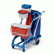 ARKA TOP-DOWN MIDI chariot en polypropylène avec deux roues 80 mm + deux roues axiales 200 mm