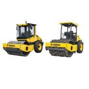 Bw 145 dh-5 rouleau monocylindre compact - bomag - poids 4820 kg.