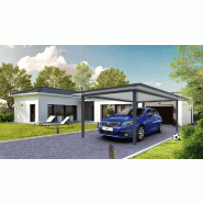 Carport plat avec bordures Carport plat avec bordures