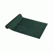 Chemin de table velours vert mini strass 28cm x 3m Chemin de table velours vert mini strass 28cm x 3m