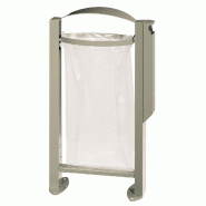 Corbeille ARKEA Vigipirate 60 litres sur pied - Gris Ciment_0