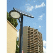 Lampadaire urbain solaire fu 518 / led / 36 w / en acier galvanisé / 6.20 m