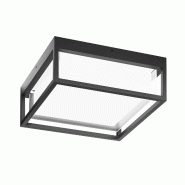 Gea Luce Plafonnier Led Ges2091 20W En Aluminium Gris Anthracite Cct 3000K/4000K/5000K Ip65 - Plafonnier Extérieur Diffus - Gealuce - GES2091