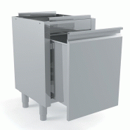 Meuble avec tiroirs grande capacité P 600 mm | Distform - Q0080132