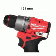 Perceuse visseuse compacte 12V Milwaukee M12 FUEL FDD2 mandrin 13 mm - 4933479874