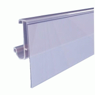 Porte étiquettes Modern Expo - Hauteur 40mm - Couleur Transparent Porte étiquettes Modern Expo - Hauteur 40mm - Couleur Transparent