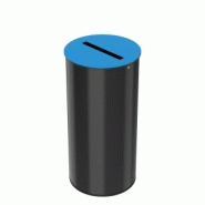 Poubelle de tri 50l neotri ouv.Fente - manga+bleu 5015 Poubelle de tri 50l neotri ouv.Fente - manga+bleu 5015