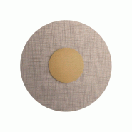 ROSSINI ILLUMINAZIONE Applique Solaris Or Avec Abat-Jour Ivoire 12W 3000K Cri90 Ip20 - Groupe Rossini, Éclairage Led Design Pour Intérieur - blanc S