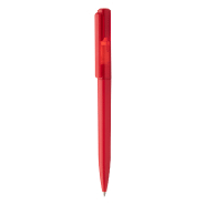 Stylo à bille en plastique - large clip personnalisable - encre bleue - couleur rouge - poids 8,7g Stylo à bille en plastique - large clip personnalisable - encre bleue - couleur rouge - poids 8,7g