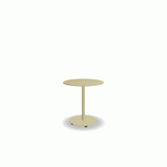 Table de café ronde 70x70 BOLT - jaune